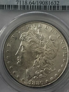 1880 S PCGS MS 64 Morgan Silver Dollar - Foto 1 di 4