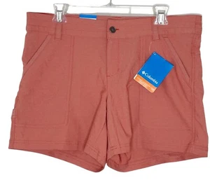 Women’s Columbia Omnishade Omni Wick Camping Fishing Outdoor Shorts Sz. 12 NEW - Picture 1 of 7