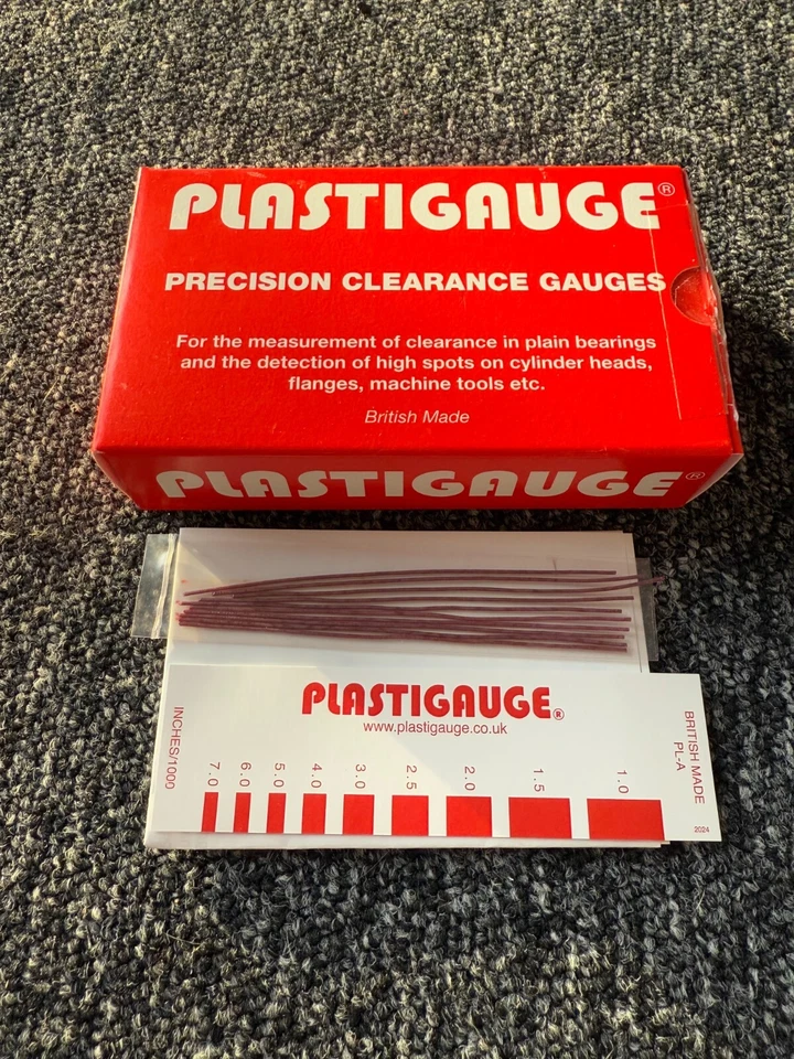 Engine Big End Main Bearing Plastigauge 0.025-0.175mm Clearance Strip RED - Image 1 of 1