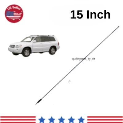 Mástil de repuesto compacto antena 15"" radio am/fm para Toyota Highlander 2001-2013 Foto 1 de 3