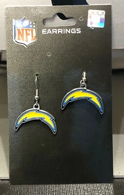  Los Angeles Chargers Logo Earrings - NFL Licensed Jewelry - Siskiyou Sports - Image 1 of 2