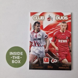 Podolski Littbarski Köln Topps 60 Years 2023 24 Club Duos Effzeh Lukas Pierre - Bild 1 von 1