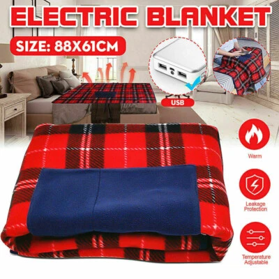 12V Electric Blanket Warm Multi-Functional Heated Blanket Truck Boat Car Blanket - Image 1 of 4