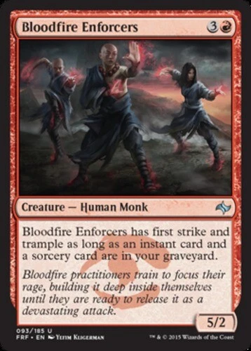 Fate Reforged - Bloodfire Enforcers - Foil - Image 1 of 1