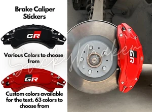 4x Toyota GR Brake Caliper Decal – Toyota Yaris Vinyl Sticker for GR Supra, GR86 - Picture 1 of 1