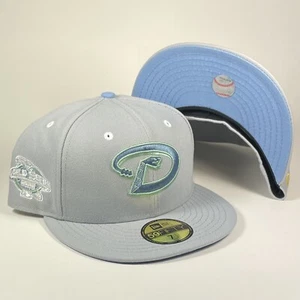 New Era "Opal" x Feature Arizona Diamondbacks 59FIFTY Fitted-Size 7 1/2-Blue UV - Picture 1 of 7