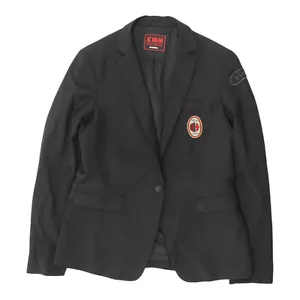 AC Milan x Diesel Damen Blazer Jacke schwarz | High End Fußball Designer Anzug - Bild 1 von 3