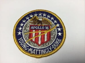 3” NASA APOLLO 16 CREW PATCH Astronauts Outer Space Flight Young Mattingly Duke. - Picture 1 of 3