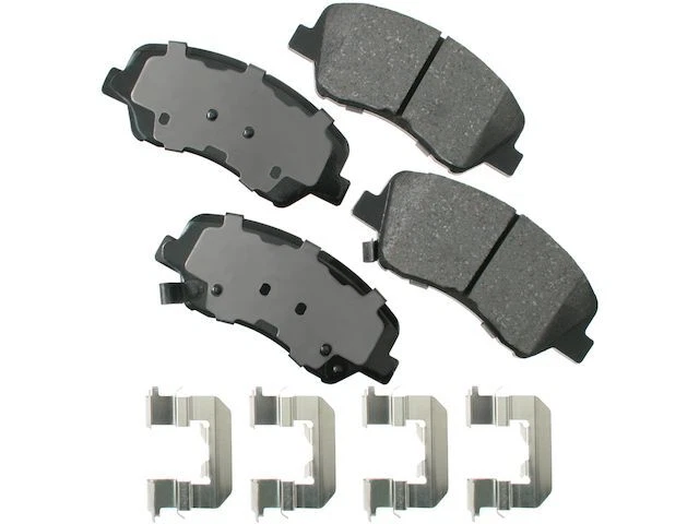 Juego de pastillas de freno delanteras para Hyundai Accent 2011-2017 Akebono 65244KD 2012 2013 2014 Foto 1 de 2