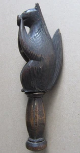 Antique 19th Century Treen Wooden Squirrel Nut Cracker - Picture 1 of 11