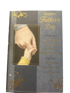 Premium Greeting Card -Fathers Day- Happy Fathers Day - Thank You - Imagen 1 de 5