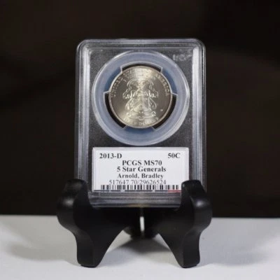 2013 D 5 Star Generals Half Dollar PCGS MS70 ***Rev Tye's Stache*** #6524300 - Image 1 of 4