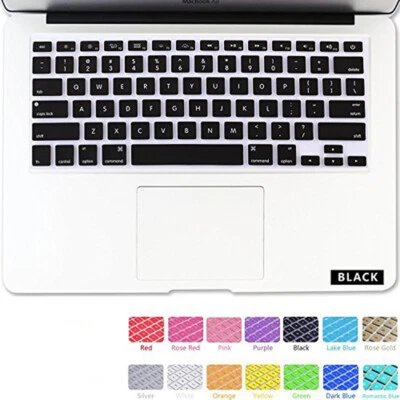 Silicone Keyboard Cover Film For Apple Macbook Pro 13" 15" Retina Air 11" # ↷ - Image 1 of 4