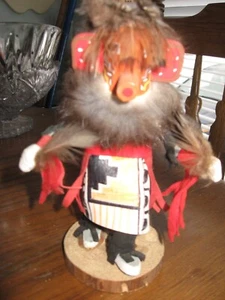 Kachina - Indische Tänzerin - Holzfigur - 6 3/4" groß - Livset J. B.- - Bild 1 von 5