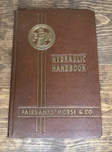 1st Edition 1954 Hydraulic Handbook Fairbanks, Morse & Co - Picture 1 of 11