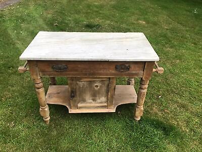 Victorian Pine Washstand Sideboard Vanity Table • 150£
