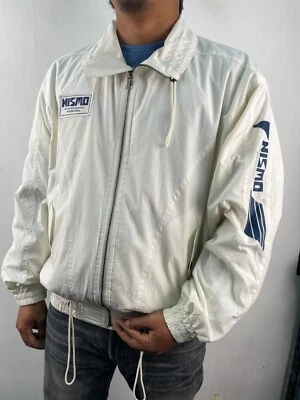 Chaqueta de bombardero vintage de los 80 Nissan Skyline Nismo Racing Team JDM para hombre talla XL Foto 1 de 4