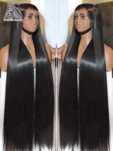 13x4 13x6 Hd Lace Frontal Human Hair Wigs Straight Remy Hair Wig For Black Woman - Picture 1 of 13