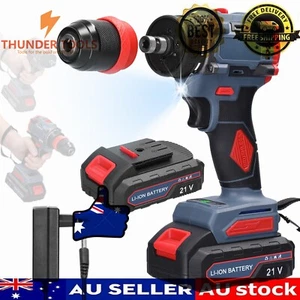 Thunder Tools 21V 2in1 Lithium Drill Electric Screwdriver Multi-function Power - Bild 1 von 51