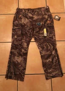 Realtree Scent Factor MAX-1 Waterproof Windproof Men's XL Camo Zip Cargo Pants - Picture 1 of 18