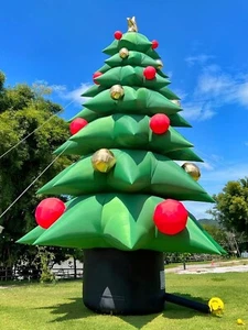 OZIS 13Ft Tall Inflatable Green Christmas Tree with Multicolor Gift Boxes - Picture 1 of 8