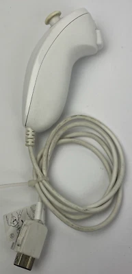 NUNCHUCK NUNCHUK CONTROLLER REMOTE FOR NINTENDO Wii & WII U US VGC - Image 1 of 3