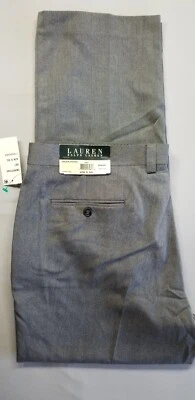 Pantalón de vestir Ralph Lauren verde para hombre calce regular frente plano - 40x30 gris EMORPCFY Foto 1 de 4