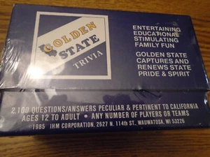 Golden State Trivia Card Set (1985); Brand New/ Factory Sealed Vintage - Picture 1 of 3