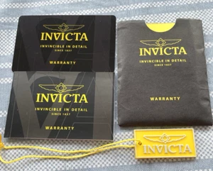Invicta Watch Warranty Card Instruction Manual Booklet  - Picture 1 of 2