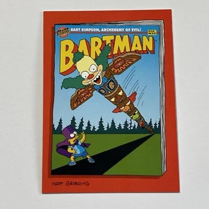1994 Skybox The Simpsons Series II Bartman Camp Krusty's Krazy Daze Card #B6 - Picture 1 of 2