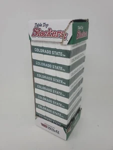 Colorado State Table Top Stackers Game, Collegiate Series, New - Picture 1 of 4