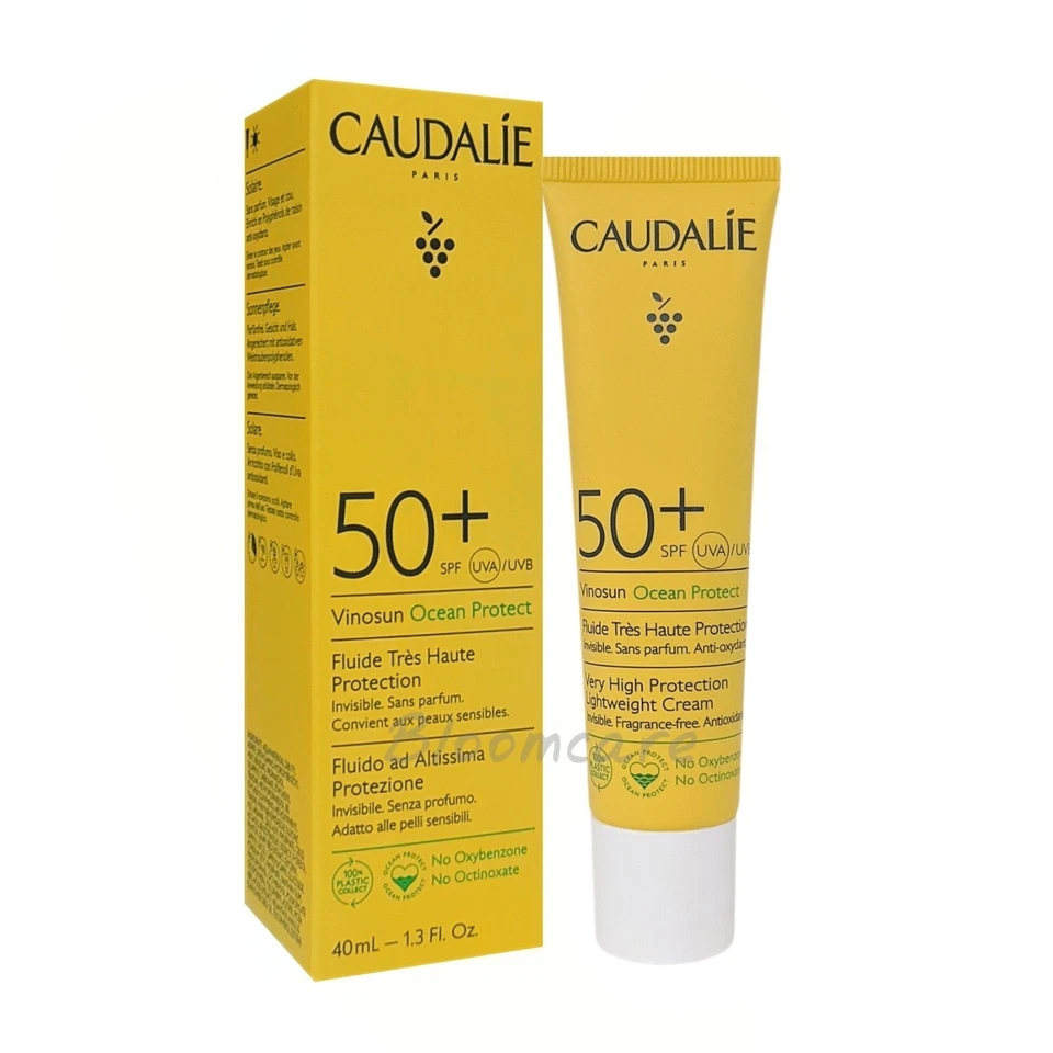 Caudalie Vinosun Protect Lightweight Cream Invisible Fragrance-Free SPF50+ 40ml - Image 1 of 1