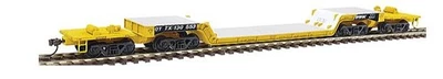 Walthers 932-5620 HO Gold Line TTX 81' 4-Truck Depressed Center Flat Car #130553 - Image 1 of 2