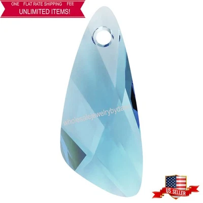 Venta al por mayor Swarovski 23mm 6690 Cristal Ala Gota, Azul Aguamarina, 1 pieza Foto 1 de 4