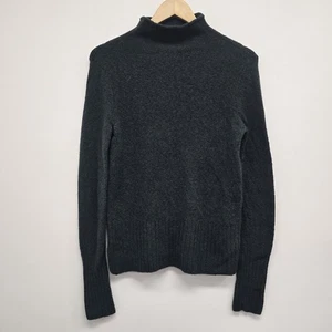 Madewell Donegal Coziest Yarn Turtleneck Sweater Wool Alpaca Stretch Green Small - Picture 1 of 8