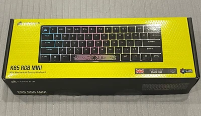 Corsair K65 RGB MINI 60% Mechanical Gaming Keyboard - Cherry MX Red (UK Layout) - Image 1 of 3