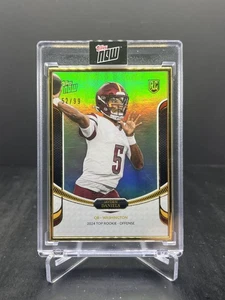 2024 Topps Now Rookie Campaign Jayden Daniels RC Top Rookie Offense Green /99 #9 - Picture 1 of 2