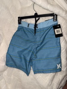 Boys HURLEY Size 8 Indo Blue Board Shorts Swim Trunks Brand New with Tags - Picture 1 of 3