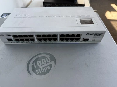 MikroTik CRS125-24G-1S-2HND-IN Cloud Router Switch 24Gigabit Ethernet - Image 1 of 2