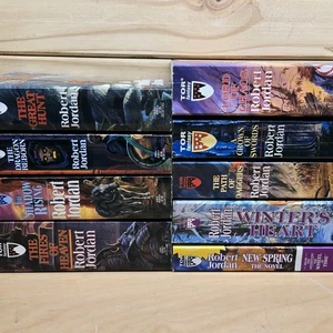 Wheel Of Time Robert Jordan Menge 9 (#2-9, Pre) Original Cover Taschenbücher - Bild 1 von 9