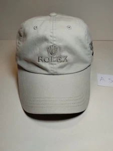 ROLEX Light Cream Cap Legends Motor Sports Bobby Ramal Signature Event - Picture 1 of 7