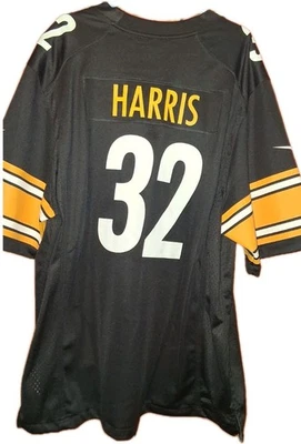 全新带标签全新 Franco Harris #32 匹兹堡钢人队耐克现场球衣男式 2XL 🏈🖤 — 第 1/4 张图片