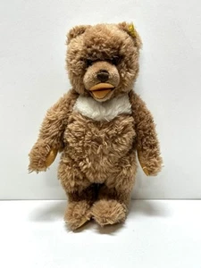 Acogedor oso de peluche Steiff de felpa marrón vintage años 70 EAN 4762/30 hecho en Alemania - Imagen 1 de 11