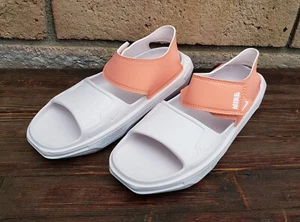 Nike Size 6Y Sandals Playscape (GS) Shoes Orange/white - Picture 1 of 10