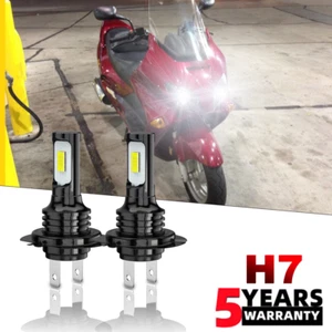 2X H7 LED Headlight Bulbs Kit 6000K For Honda Reflex 250 2001 2002 2003 - 2007 - Picture 1 of 10