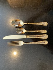 WM Rogers And Son Gold  Plated Flaware Set Made In China