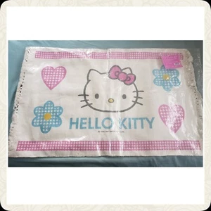 Vintage 1997 Sanrio Hello Kitty 100% Cotton Rug Floor Mat-Made in India!-NWT! - Picture 1 of 7