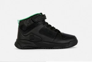 Minecraft Turnschuhe Basketballschuhe High Top Creepers schwarz grün Größe 2 UK - Bild 1 von 5