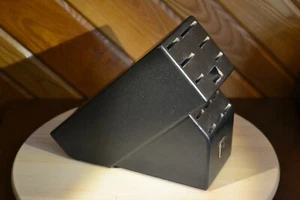 J.A Henckels International Black Knife Block 14 Slots No Knives  - Picture 1 of 10