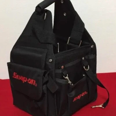 Snap-on TB1OMP3 compact tool bag with 12 exterior and 9 interior pockets black - Image 1 of 4